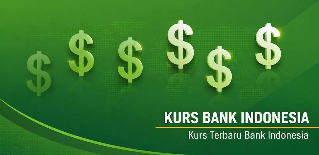Kurs bank Indonesia menampilkan data dari BCA dan Bank Mega